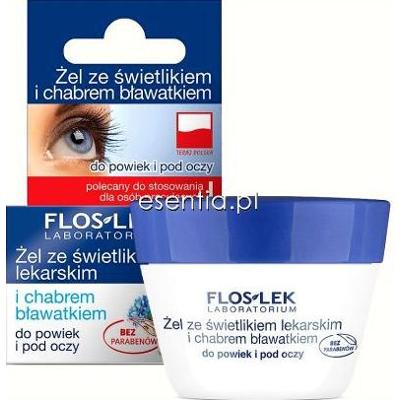 Flos-Lek Eye Care Żel ze świetlikiem i chabrem bławatkiem do powiek i pod oczy 10 g
