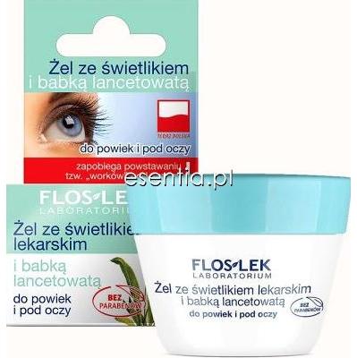 Flos-Lek Eye Care Żel ze świetlikiem i babką lancetowatą do powiek i pod oczy 10 g