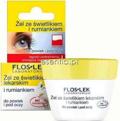 Flos-Lek Eye Care Żel ze świetlikiem i rumiankiem do powiek i pod oczy 10 g