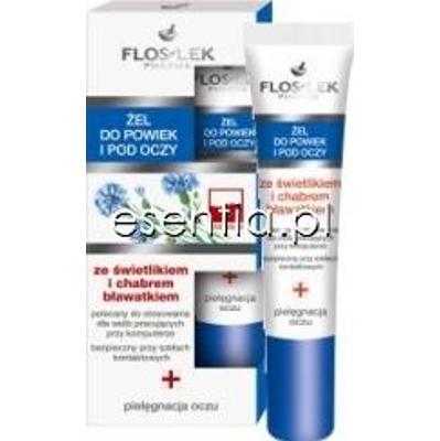 Flos-Lek Pharma Żel do powiek i pod oczy ze świetlikiem i chabrem bławatkiem tubka 15 ml