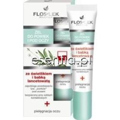 Flos-Lek Pharma Żel do powiek i pod oczy ze świetlikiem i babką lancetowatą tubka 15 ml