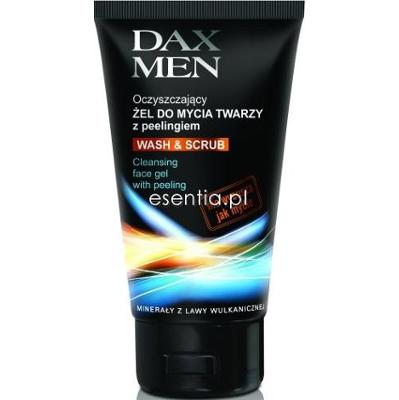 Dax Cosmetics Dax Men NEW Oczyszczający żel do mycia twarzy z peelingiem Wash & Scrub 150 ml