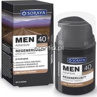 Soraya Men Adventure Regenerujący krem do twarzy 40+ 50 ml