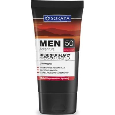 Soraya Men Adventure Regenerujący żel do mycia twarzy 50+ 150 ml