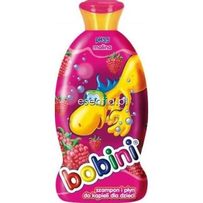 Bobini  Szampon i płyn do kąpieli dla dzieci Malina 400 ml