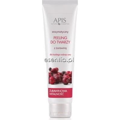 Apis Żurawinowa Witalność Peeling enzymatyczny do twarzy z żurawiną 75 ml