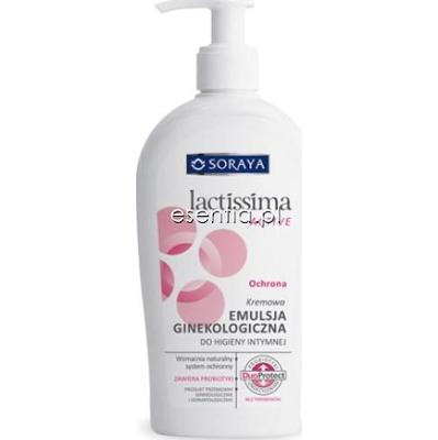 Soraya Lactissima Sensitive Kremowa emulsja ginekologiczna do higieny intymnej Ochrona - Active 300 ml