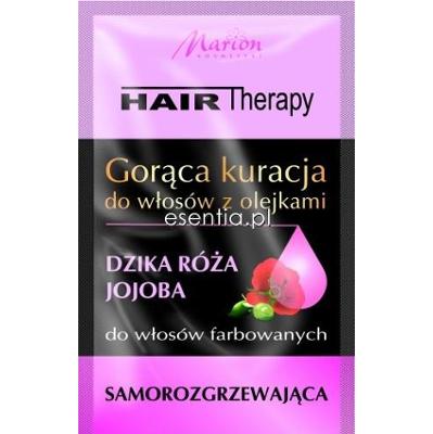Marion Hair Therapy Gorąca kuracja do włosów z olejkami Dzika róża i Jojoba 10 ml
