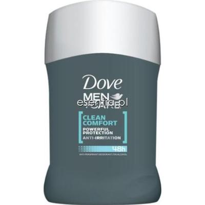 Dove Men  +Care Clean Comfort dezodorant w sztyfcie dla mężczyzn 50 ml