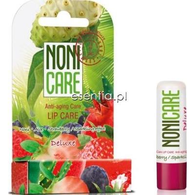 Noni Care Deluxe Anti-ageing 40+ Ochronna pomadka do ust - truskawkowa 5 g