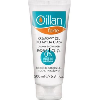 Oillan  Forte Kremowy żel do mycia ciała 200 ml