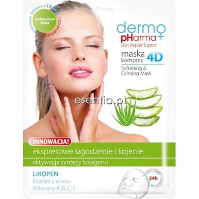 DermoPharma+  Maska kompres 4D ekspresowe łagodzenie i kojenie 21 g