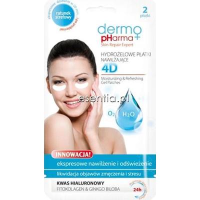 DermoPharma+  Hydrożelowe płatki nawilżające pod oczy op. / 2 szt.