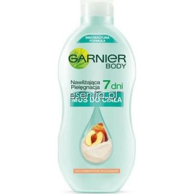 Garnier Nawilżająca Pielęgnacja 7 dni Łagodzący mus do ciała z ekstraktem z brzoskwini 400 ml