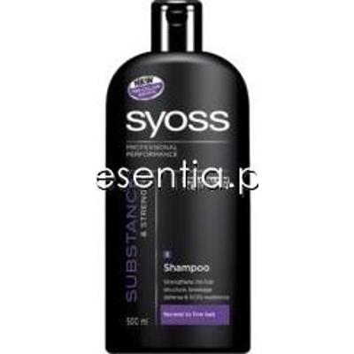 Syoss Substance & Strength Szampon do włosów 500 ml