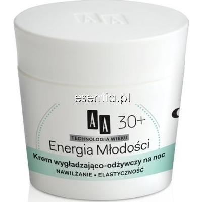 AA Technologia Wieku Energia Młodości 30+ Krem wygładzająco - odżywczy na noc 50 ml