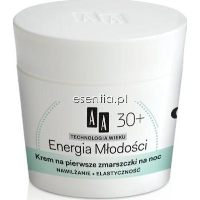 AA Technologia Wieku Energia Młodości 30+ Krem na pierwsze zmarszczki na noc 50 ml