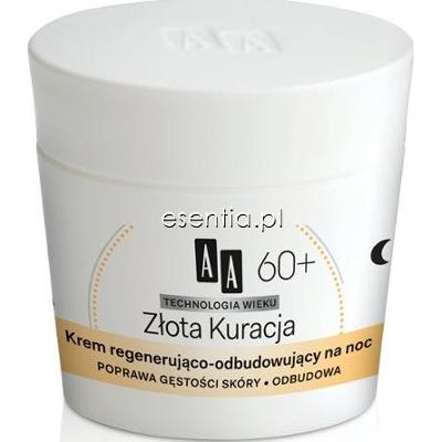 AA Technologia Wieku Złota Kuracja 60+ Krem regenerująco-odbudowujący na noc 50 ml