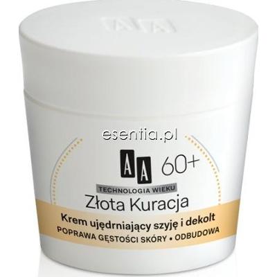 AA Technologia Wieku Złota Kuracja 60+ Krem ujędrniający szyję i dekolt 50 ml