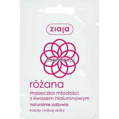 Ziaja różana Maseczka młodości z kwasem hialuronowym 7 ml