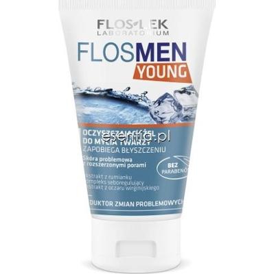 Flos-Lek Flosmen Oczyszczający żel do mycia twarzy YOUNG 150 ml