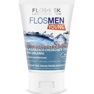 Flos-Lek Flosmen Łagodząco - chłodzący żel po goleniu YOUNG 125 ml