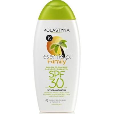 Kolastyna słoneczna Emulsja do opalania Family SPF 30 dla dzieci i dorosłych 250 ml