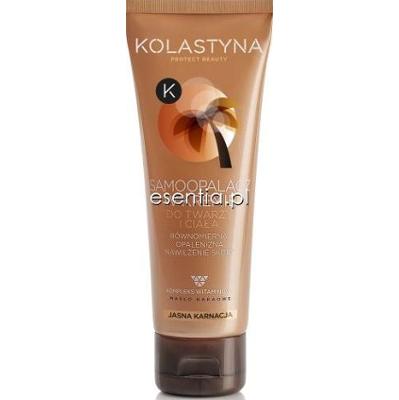 Kolastyna  Samoopalacz w kremie do twarzy i ciała - jasna karnacja 75 ml