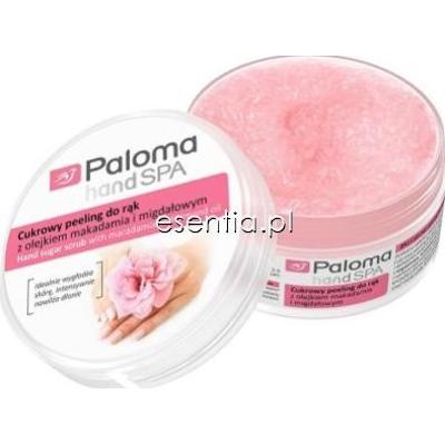 Paloma Hand SPA Cukrowy peeling do rąk z olejkiem makadamia i migdałowym 125 ml
