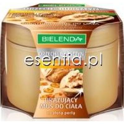 Bielenda Orzech & Bursztyn Brązujący mus do ciała ze złotą perłą 200 ml