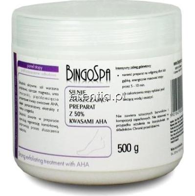 BingoSpa Terapia Stóp Silnie złuszczający preparat z 50% kwasami AHA 500 g