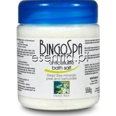 BingoSpa Sole Kąpielowe Sól do kąpieli antycellulitis Borowina i Rumianek 550 g