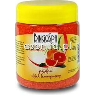 BingoSpa Sole Kąpielowe Sól z mikroelementami Grejpfrut i Olejek lemongrasowy 550 g