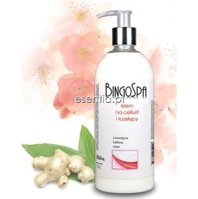 BingoSpa Pielęgnacja ciała Krem na cellulit i rozstępy L-karnityna kofeina imbir 500 ml