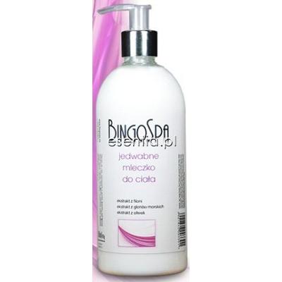BingoSpa Pielęgnacja ciała Jedwabne mleczko do ciała - ekstrakt z Noni, glony morskie, oliwki 500 ml