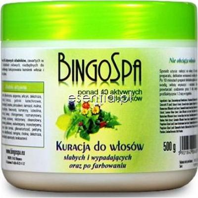 BingoSpa Pielęgnacja włosów Kuracja do włosów słabych i wypadających - 40 składników aktywnych 500 g