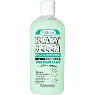 Biały Jeleń Premium Emulsja do higieny intymnej z szałwią i ogórkiem 300 ml