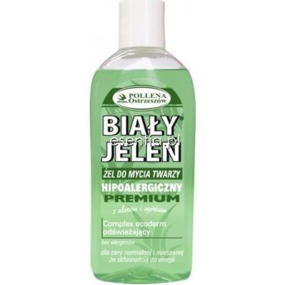 Biały Jeleń Premium Żel do mycia twarzy z aloesem i ogórkiem 200 ml