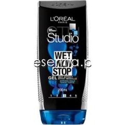 Studio Line  Żel efekt mokrych włosów Wet Non Stop 200 ml