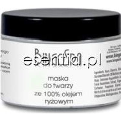 BingoSpa Pielęgnacja twarzy Maska do twarzy ze 100% olejem ryżowym 120 g
