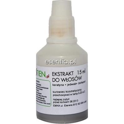 Estien  Ekstrakt do włosów keratyna + jedwab + żeń-szeń 