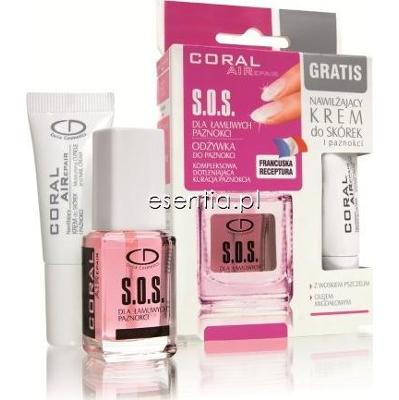 Delia Coral AIRepair Odżywka do paznokci S.O.S dla łamliwych paznokci 11 ml