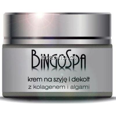 BingoSpa Pielęgnacja twarzy Krem na szyję i dekolt z kolagenem i algami 50 g