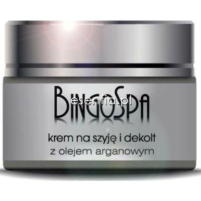BingoSpa Pielęgnacja twarzy Krem na szyję i dekolt z olejem arganowym 50 g