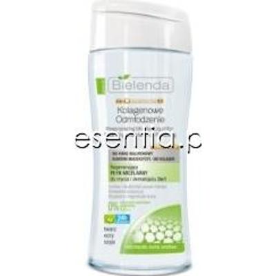 Bielenda Biotechnologia Ciekłokrystaliczna 7D Kolagenowe Odmłodzenie 40+ Regenerujący płyn micelarny do mycia i demakijażu 3 w 1 200 ml