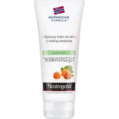 Neutrogena Formuła Norweska Odżywczy krem do stóp z maliną nordycką 100 ml