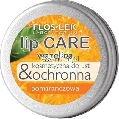 Flos-Lek Lip Care Wazelina kosmetyczna do ust - pomarańczowa 15 g