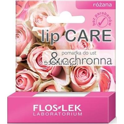Flos-Lek Lip Care Pomadka ochronna do ust - różana 
