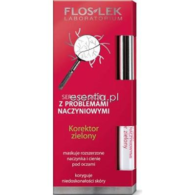 Flos-Lek do skóry z problemami naczyniowymi Korektor zielony 