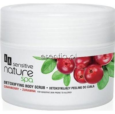 AA Sensitive Nature SPA Żurawina Detoksykujący peeling do ciała 200 ml